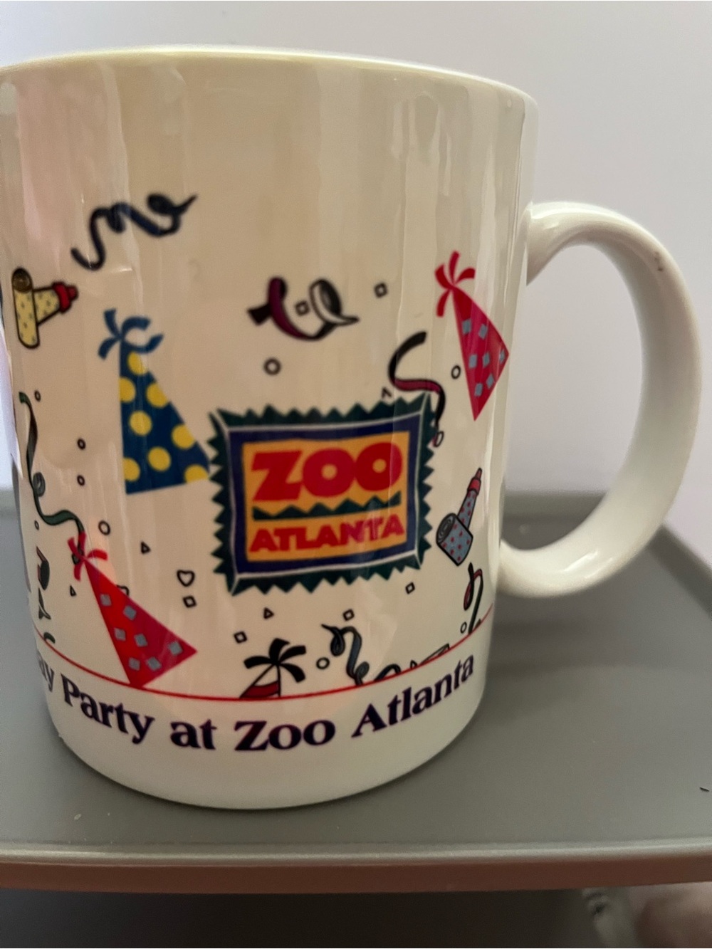 Zoo Atlanta Mug with Colorful designs  to celebrate Newt Gingrich’s birthday